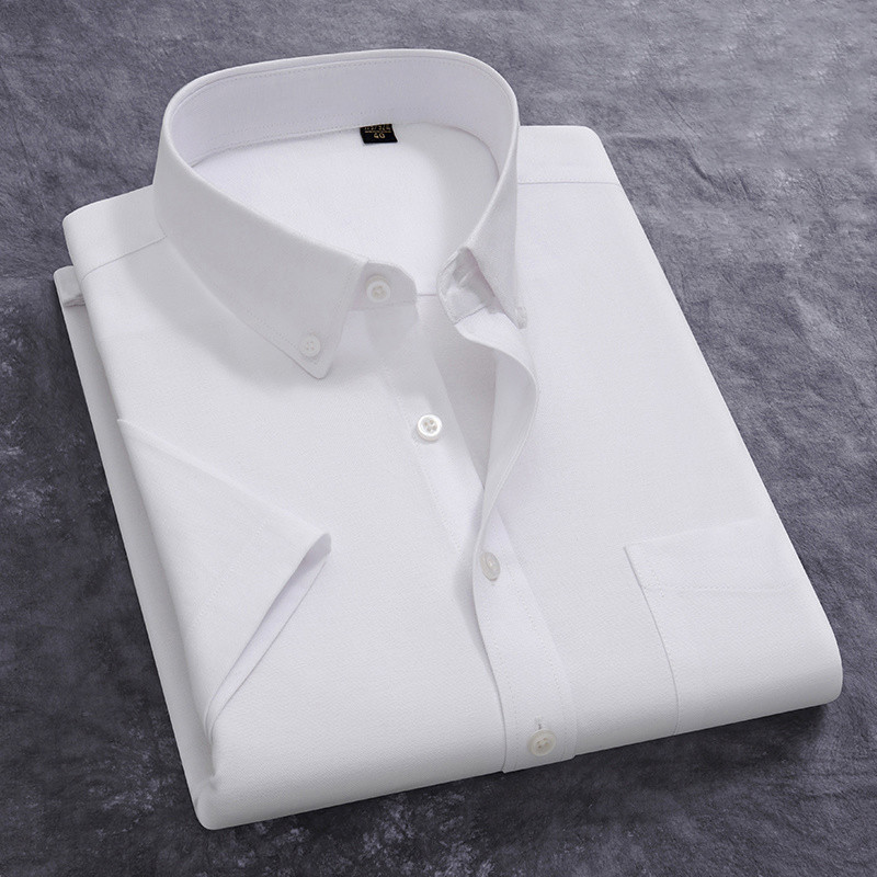 Oxford Cotton Casual Shirt Business - قميص أكسفورد رجالي قطن 100% صيفي