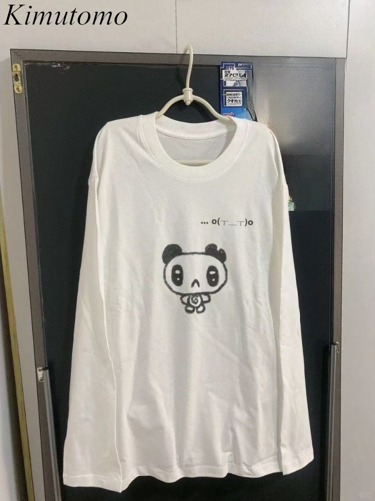 T-Shirts - Kimutomo تي شيرت المرأة الكرتون ملابس