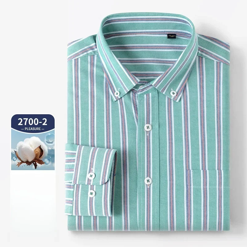 عالية الجودة طويلة الأكمام قمي - مراجعة Oxford Cotton Casual Shirt Business وسعره