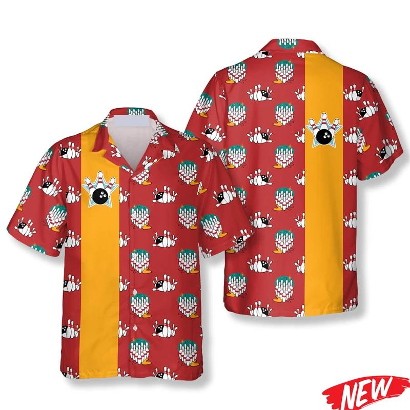 قميص هاواي كلاسيكي بنمط البولي - مراجعة Short Sleeve Bowling Shirt Retro وسعره