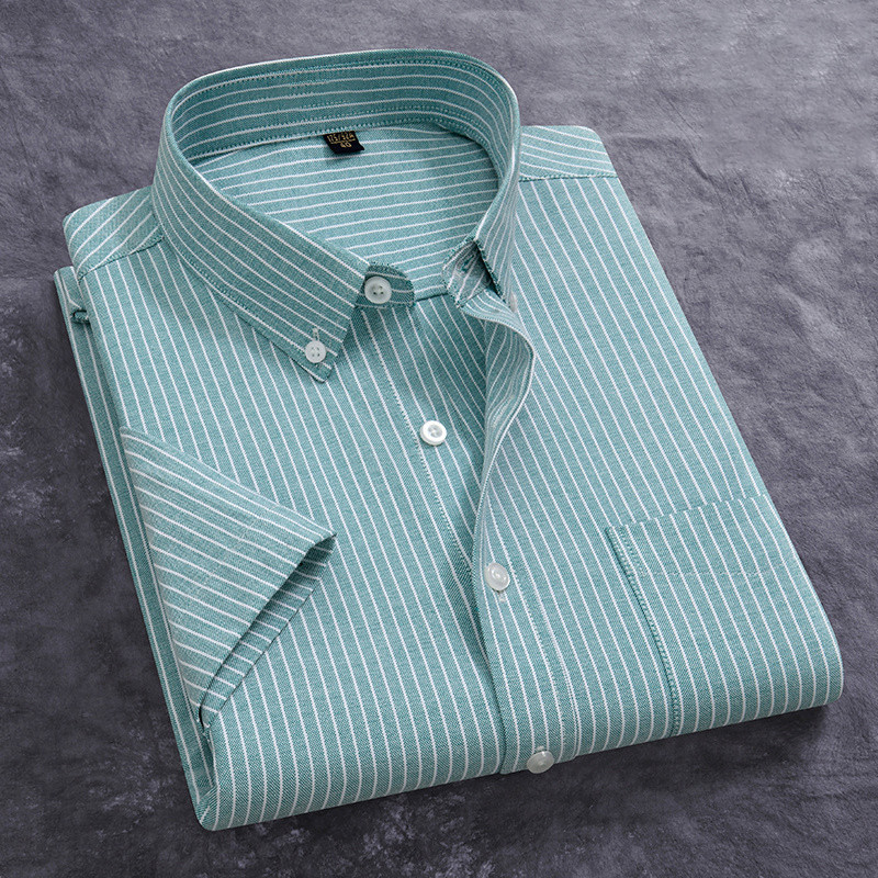 قميص أكسفورد رجالي قطن 100% صي - مراجعة Oxford Cotton Casual Shirt Business وسعره