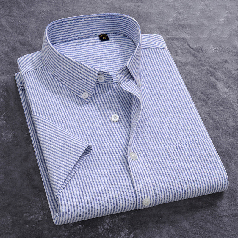 قميص أكسفورد رجالي قطن 100% صي - مراجعة Oxford Cotton Casual Shirt Business وسعره