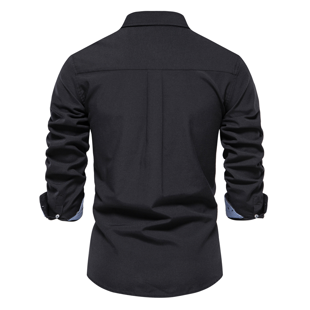 AIOPESON 2023 جديد الخريف القط - مراجعة Oxford Cotton Casual Shirt Business وسعره