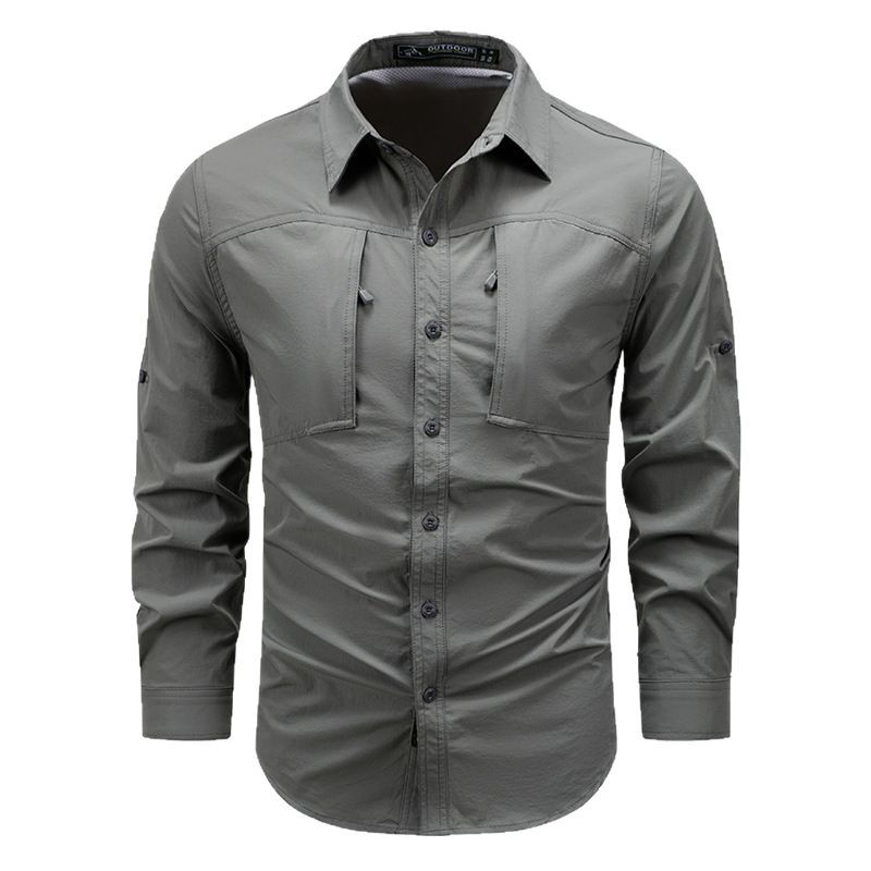 قمصان رجالية طويلة الأكمام للر - مراجعة Tactical Military Shirt Cargo وسعره
